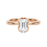 Emerald-Cut Lab Grown Diamond Solitaire Engagement Ring