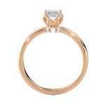 Emerald-Cut Lab Grown Diamond Solitaire Engagement Ring