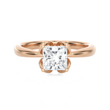Princess-Cut Lab Grown Diamond Solitaire Engagement Ring