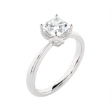 Princess-Cut Lab Grown Diamond Solitaire Engagement Ring