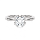 Princess-Cut Lab Grown Diamond Solitaire Engagement Ring