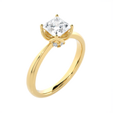 Princess-Cut Lab Grown Diamond Solitaire Engagement Ring