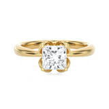 Princess-Cut Lab Grown Diamond Solitaire Engagement Ring