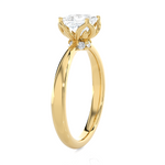 Princess-Cut Lab Grown Diamond Solitaire Engagement Ring