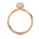 1 5/8 ctw Pear-Shaped Lab Grown Diamond Solitaire Engagement Ring