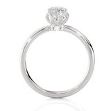 1 5/8 ctw Pear-Shaped Lab Grown Diamond Solitaire Engagement Ring