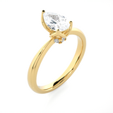 1 5/8 ctw Pear-Shaped Lab Grown Diamond Solitaire Engagement Ring