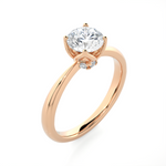 1 ctw Round Lab Grown Diamond Solitaire Engagement Ring