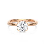 1 ctw Round Lab Grown Diamond Solitaire Engagement Ring