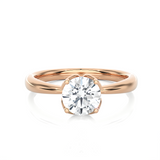 1 ctw Round Lab Grown Diamond Solitaire Engagement Ring