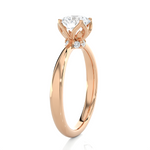 1 ctw Round Lab Grown Diamond Solitaire Engagement Ring