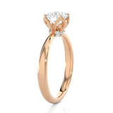 1 ctw Round Lab Grown Diamond Solitaire Engagement Ring