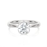 1 ctw Round Lab Grown Diamond Solitaire Engagement Ring