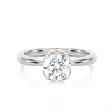 1 ctw Round Lab Grown Diamond Solitaire Engagement Ring