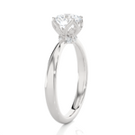 1 ctw Round Lab Grown Diamond Solitaire Engagement Ring