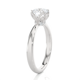 1 ctw Round Lab Grown Diamond Solitaire Engagement Ring