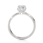 1 ctw Round Lab Grown Diamond Solitaire Engagement Ring