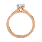 Round Lab Grown Diamond Solitaire Engagement Ring