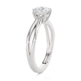 Round Lab Grown Diamond Solitaire Engagement Ring