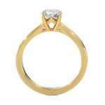 Round Lab Grown Diamond Solitaire Engagement Ring