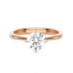 1 1/4 ctw Round Lab Grown Diamond Solitaire Engagement Ring