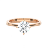 1 1/4 ctw Round Lab Grown Diamond Solitaire Engagement Ring