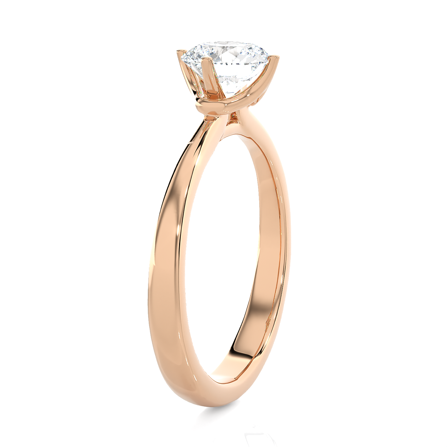 1 1/4 ctw Round Lab Grown Diamond Solitaire Engagement Ring