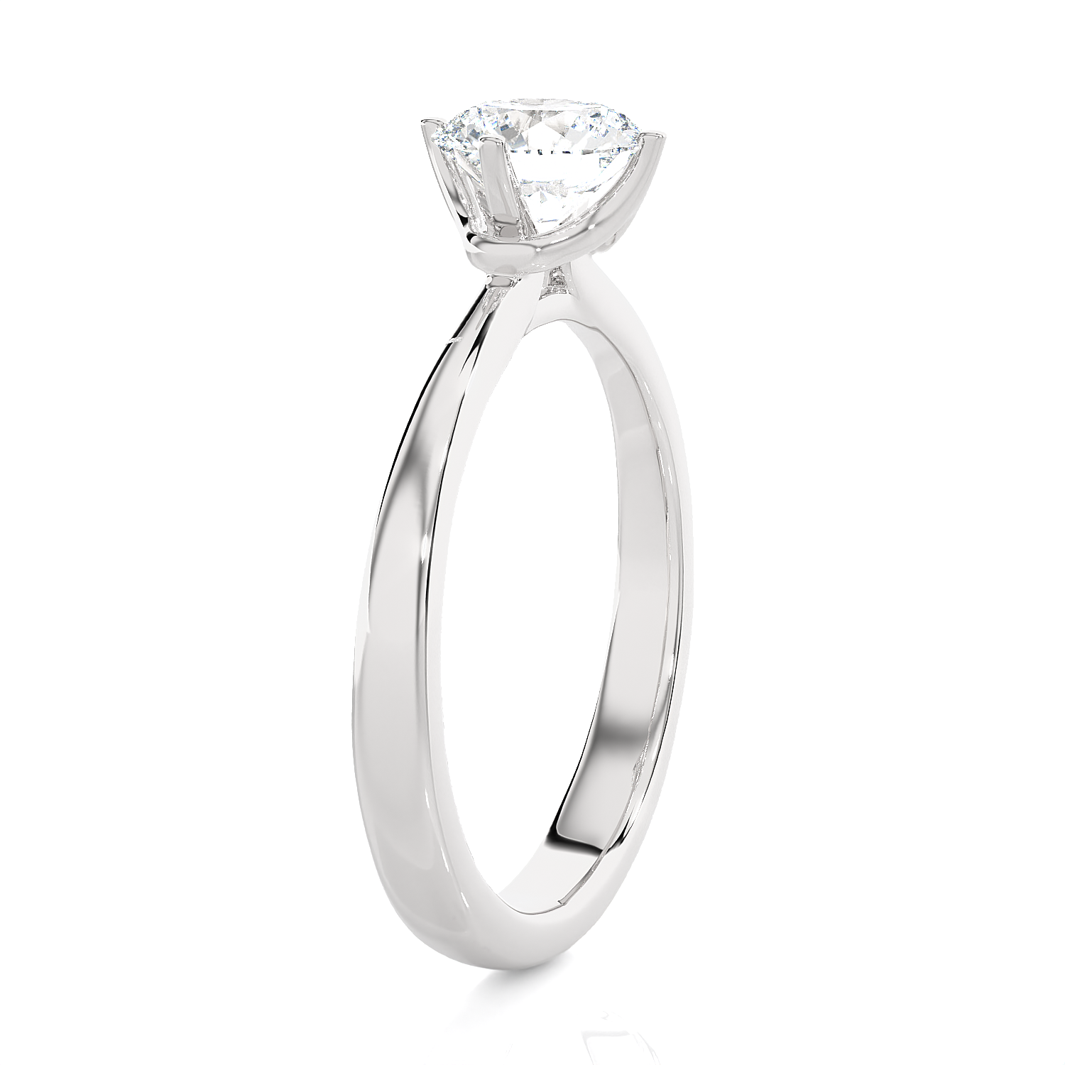 1 1/4 ctw Round Lab Grown Diamond Solitaire Engagement Ring
