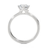 1 1/4 ctw Round Lab Grown Diamond Solitaire Engagement Ring
