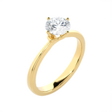 1 1/4 ctw Round Lab Grown Diamond Solitaire Engagement Ring