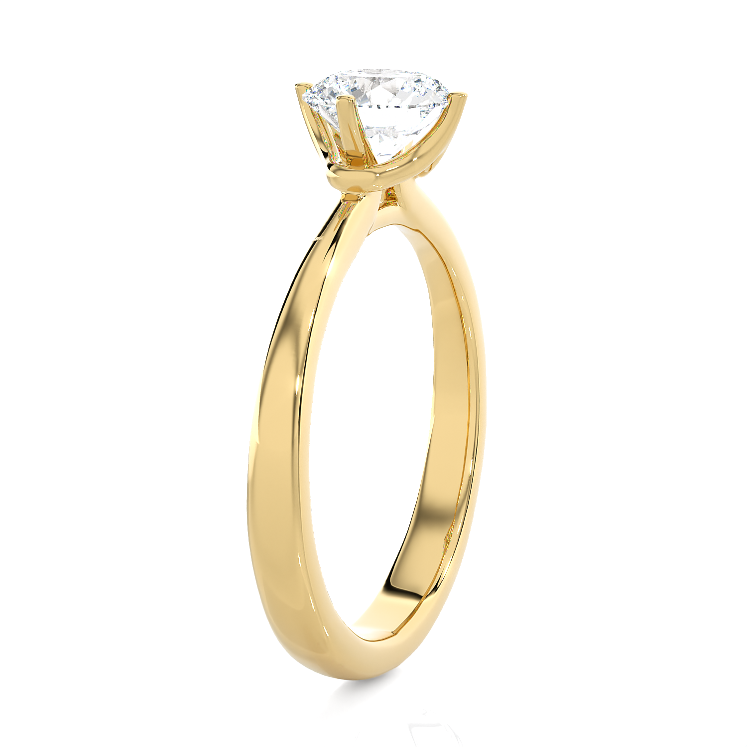1 1/4 ctw Round Lab Grown Diamond Solitaire Engagement Ring