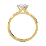 1 1/4 ctw Round Lab Grown Diamond Solitaire Engagement Ring