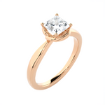 1 ctw Round Lab Grown Diamond Solitaire Engagement Ring