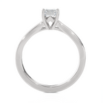 3/4 ctw Emerald-Cut Lab Grown Diamond Solitaire Engagement Ring