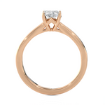 Oval Lab Grown Diamond Solitaire Engagement Ring