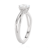 Oval Lab Grown Diamond Solitaire Engagement Ring