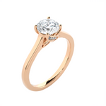 1 ctw Round Lab Grown Diamond Solitaire Engagement Ring