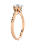 1 ctw Round Lab Grown Diamond Solitaire Engagement Ring
