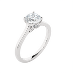 1 ctw Round Lab Grown Diamond Solitaire Engagement Ring