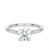 1 ctw Round Lab Grown Diamond Solitaire Engagement Ring