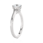 1 ctw Round Lab Grown Diamond Solitaire Engagement Ring