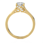 1 ctw Round Lab Grown Diamond Solitaire Engagement Ring