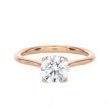 1 ctw Round Lab Grown Diamond Solitaire Engagement Ring