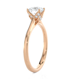 1 ctw Round Lab Grown Diamond Solitaire Engagement Ring