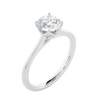 1 ctw Round Lab Grown Diamond Solitaire Engagement Ring