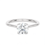 1 ctw Round Lab Grown Diamond Solitaire Engagement Ring