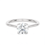 1 ctw Round Lab Grown Diamond Solitaire Engagement Ring