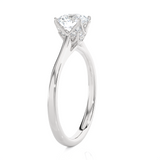 1 ctw Round Lab Grown Diamond Solitaire Engagement Ring