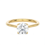 1 ctw Round Lab Grown Diamond Solitaire Engagement Ring