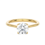 1 ctw Round Lab Grown Diamond Solitaire Engagement Ring